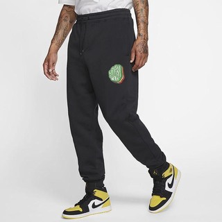 Pantaloni Nike Jordan Jumpman Sticker Fleece Barbati Negrii | EOLI-03957